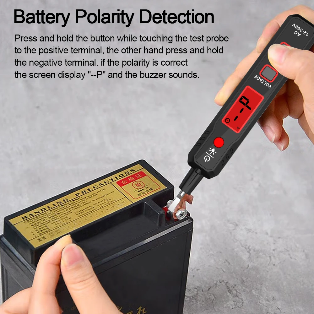 Тестовый карандаш GVDA бесконтактный Тестер Напряжения переменного тока 12-300 В