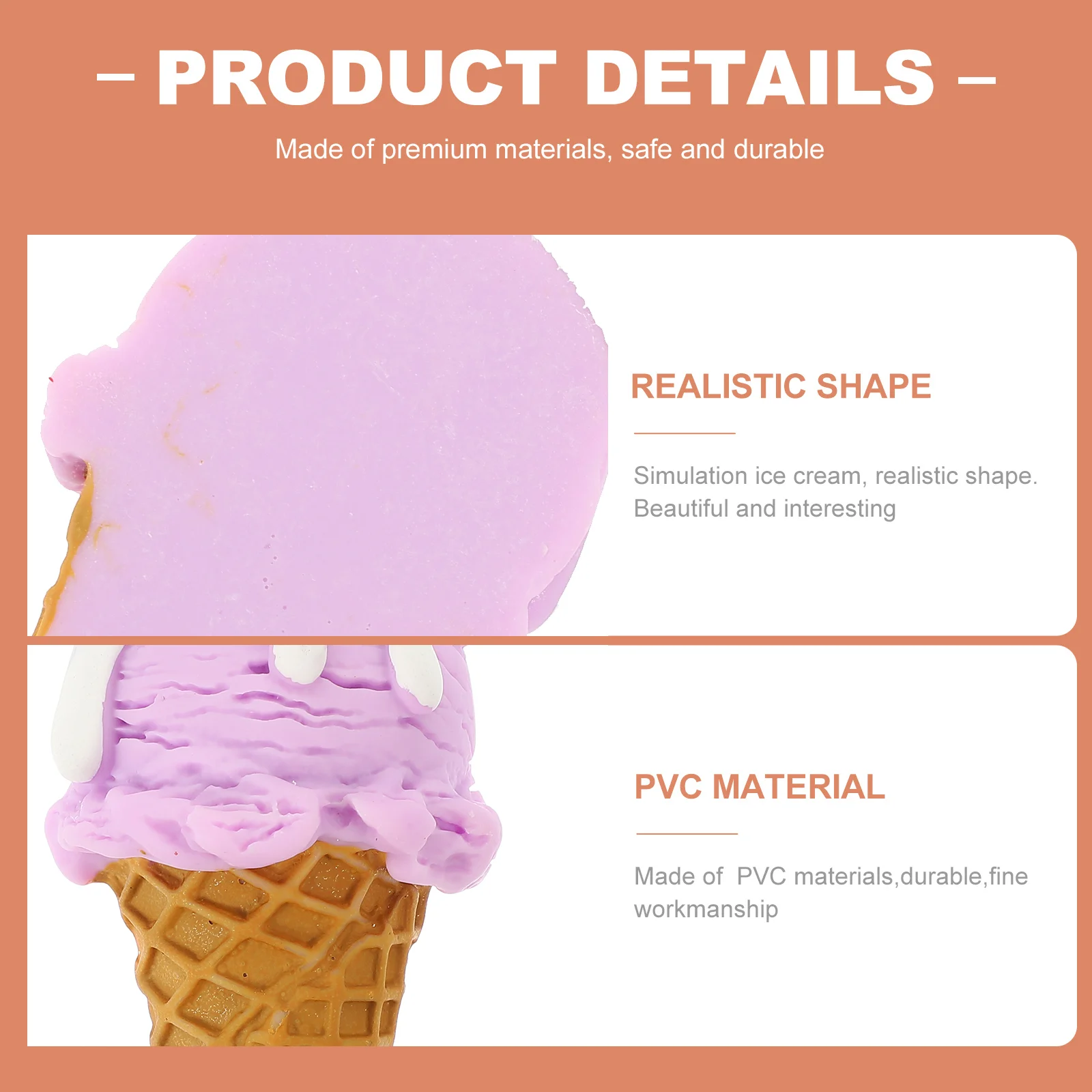 Имитация формы для мороженого игрушки десертный дисплей поддельная модель