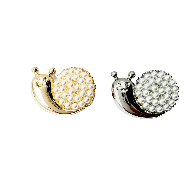 

Shank Buttons Metal Snail Pattern Cute Retro Button for Coat Jacket Crafts Sewing DIY Clothing Garment Decor Accessories 50pcs
