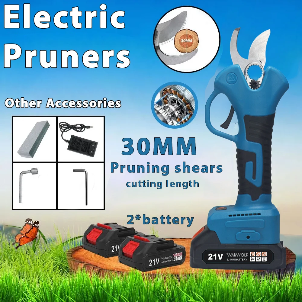 Беспроводные электрические ножницы Makita садовый секатор для обрезки ветвей