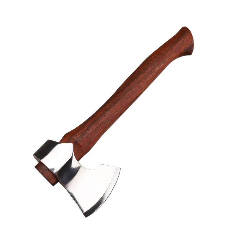 

TRSKT топор для кемпинга на открытом воздухе, тактические топоры, подарок для мужчины, деревянная ручка с кожаным чехлом, дропшиппинг