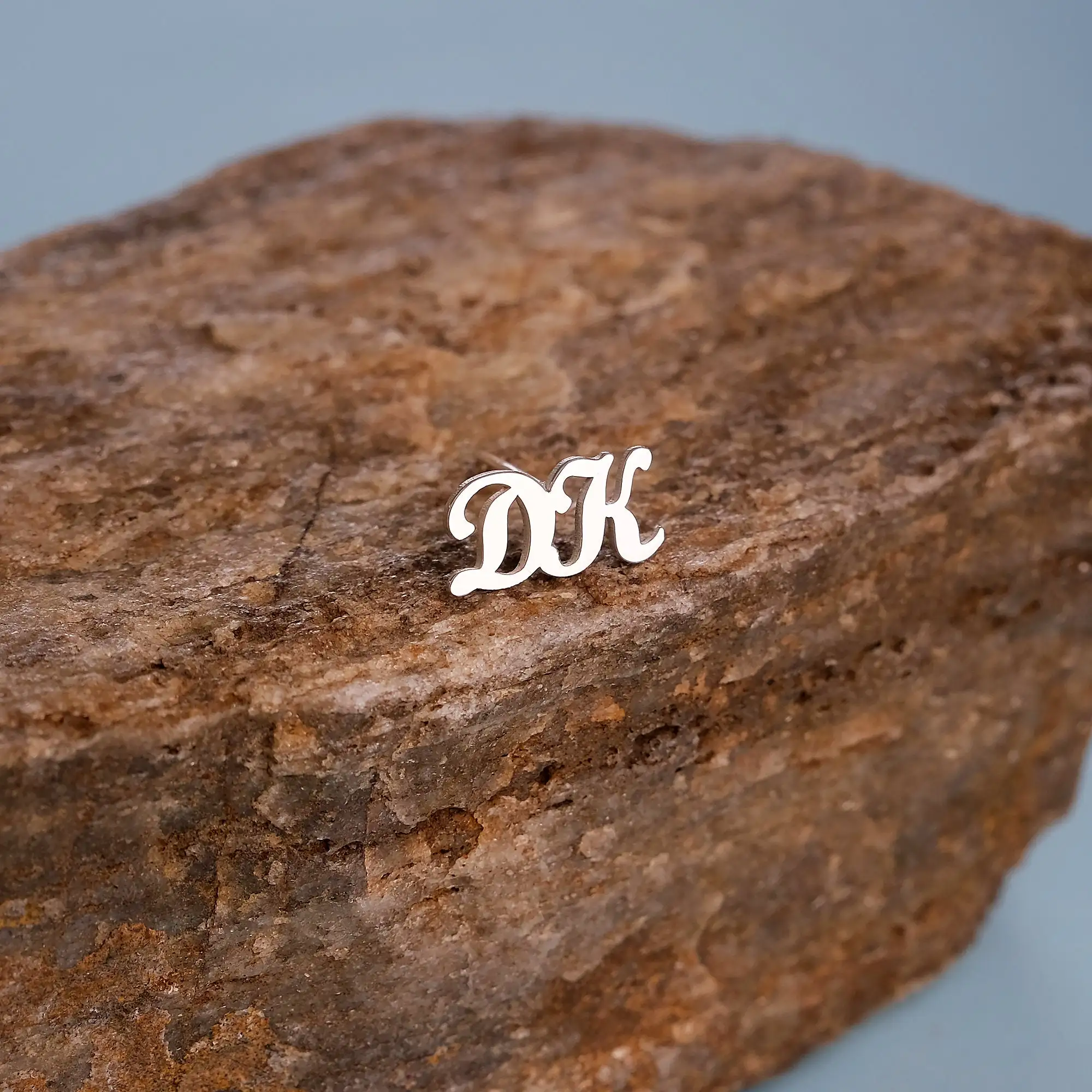 Luxury Stainless Steel Custom Name Initials Cufflinks for Mens Wedding Sleeve Button Pin Groomsmen Gifts Jewelry for Men