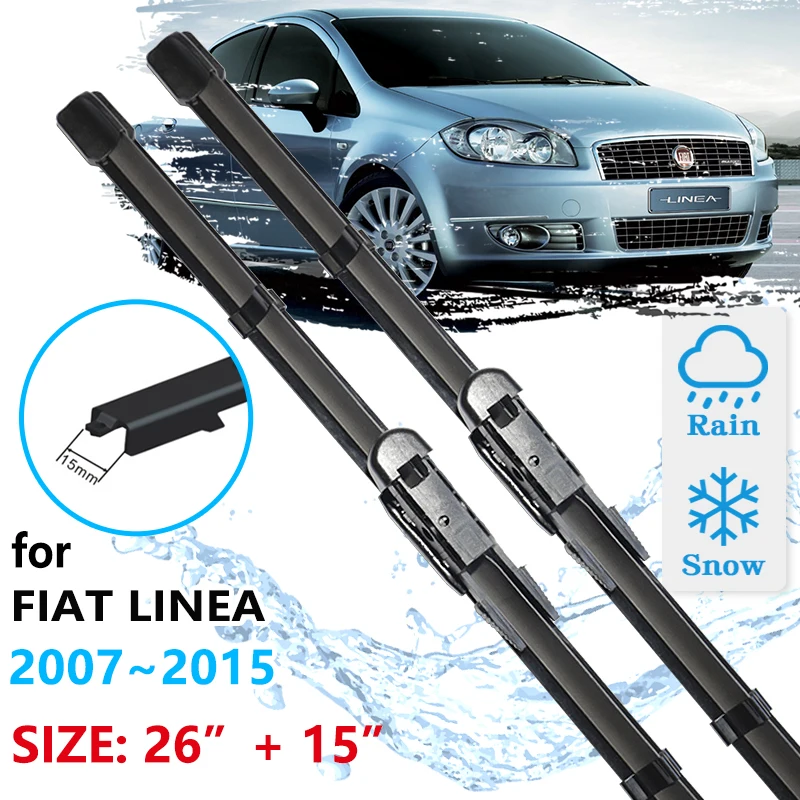 

Car Front Wiper Blade For Fiat Linea 2007~2015 Windscreen Windshield Accessories Window 2007 2008 2009 2010 2011 2012 2013 2014