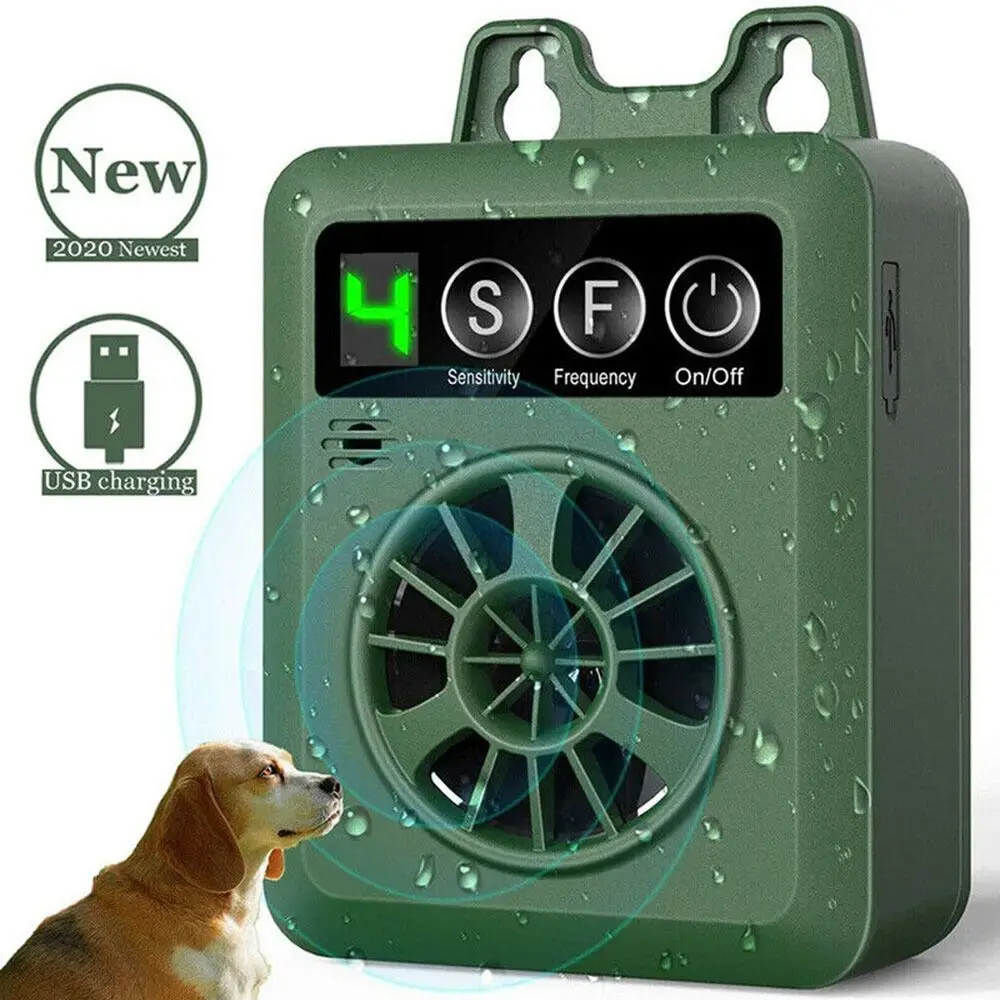 

Durable Sonic Bark Deterrents Stop Barking Outdoor Bark Box Bark Control Ultrasonic Anti Barking Device Dog Silencer