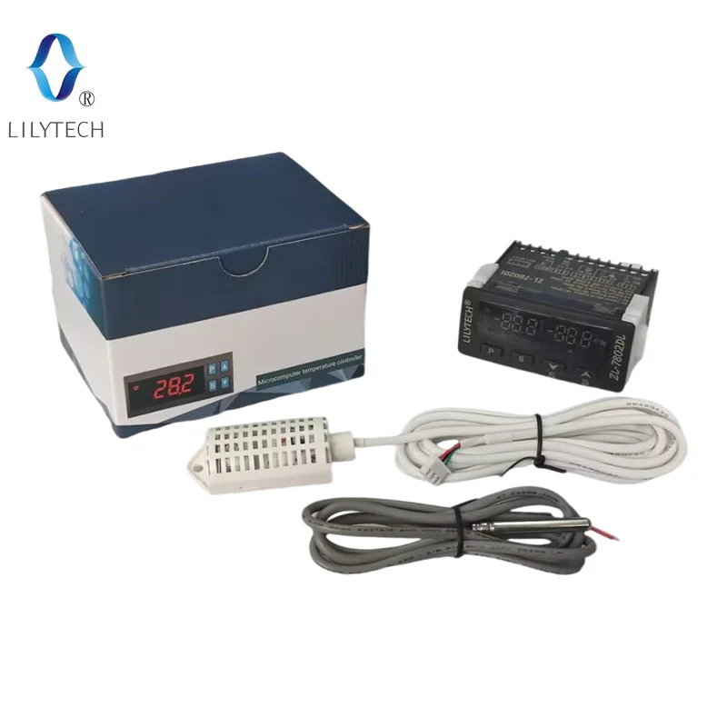 Фото ZL-7802DL, входы и выходы 12 В постоянного тока, контроллер инкубатора 12 В, Lilytech, контроллер температуры и влажности для инкубатора №2