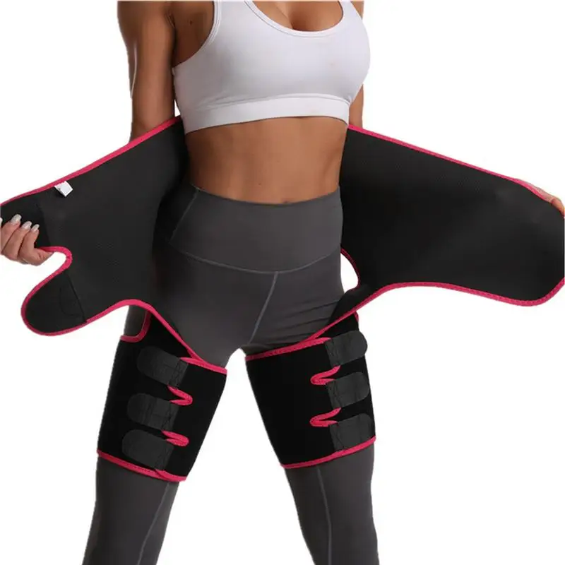 

Waist Trainer Thigh Arm Trimmer Double Compression Belt Leg Support Sweat Sauna Effect Body Shaper Waist And Hip Trainer For