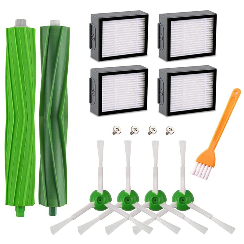 

Replacement Main Brush Side Brush Filter Kits For Irobot Roomba I7 I7 I6 I8 I3 Plus E5 E7 E&I Series Vacuum Cleaner