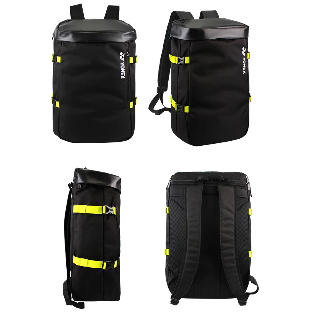 Original YONEX Badminton Bag Tennis Racquet Backpack for 3 Rackets with Compartment Sports YY Badminton Racket Backpack BA224CR
