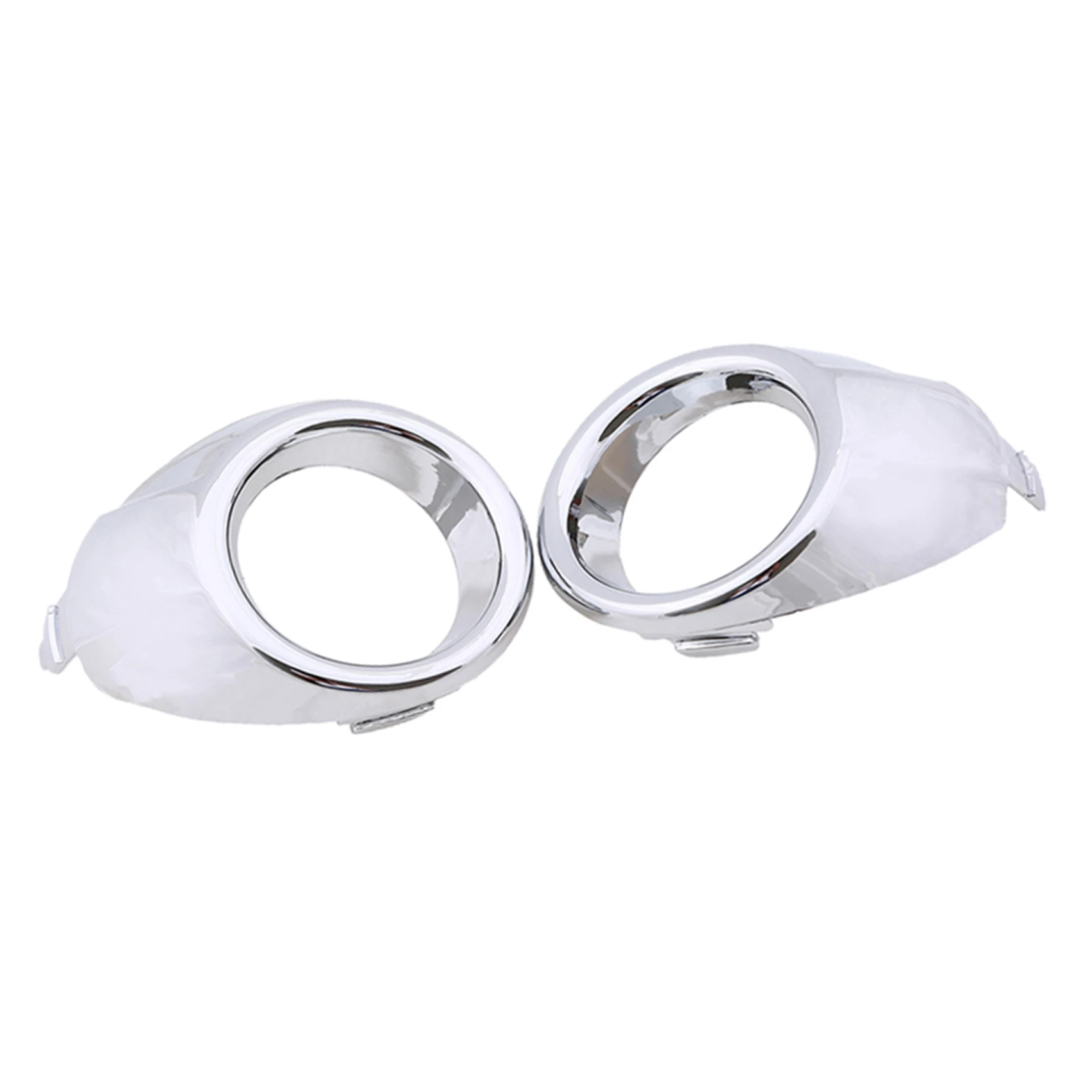 

Fog Light Cover Racing Grills Front Bumper Fog Lamp Protect Frame Trim Bezel for Ford Fiesta 2008-2012