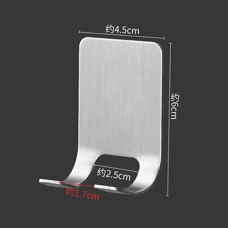 2/10 шт. настенные крючки для бритвы из нержавеющей стали