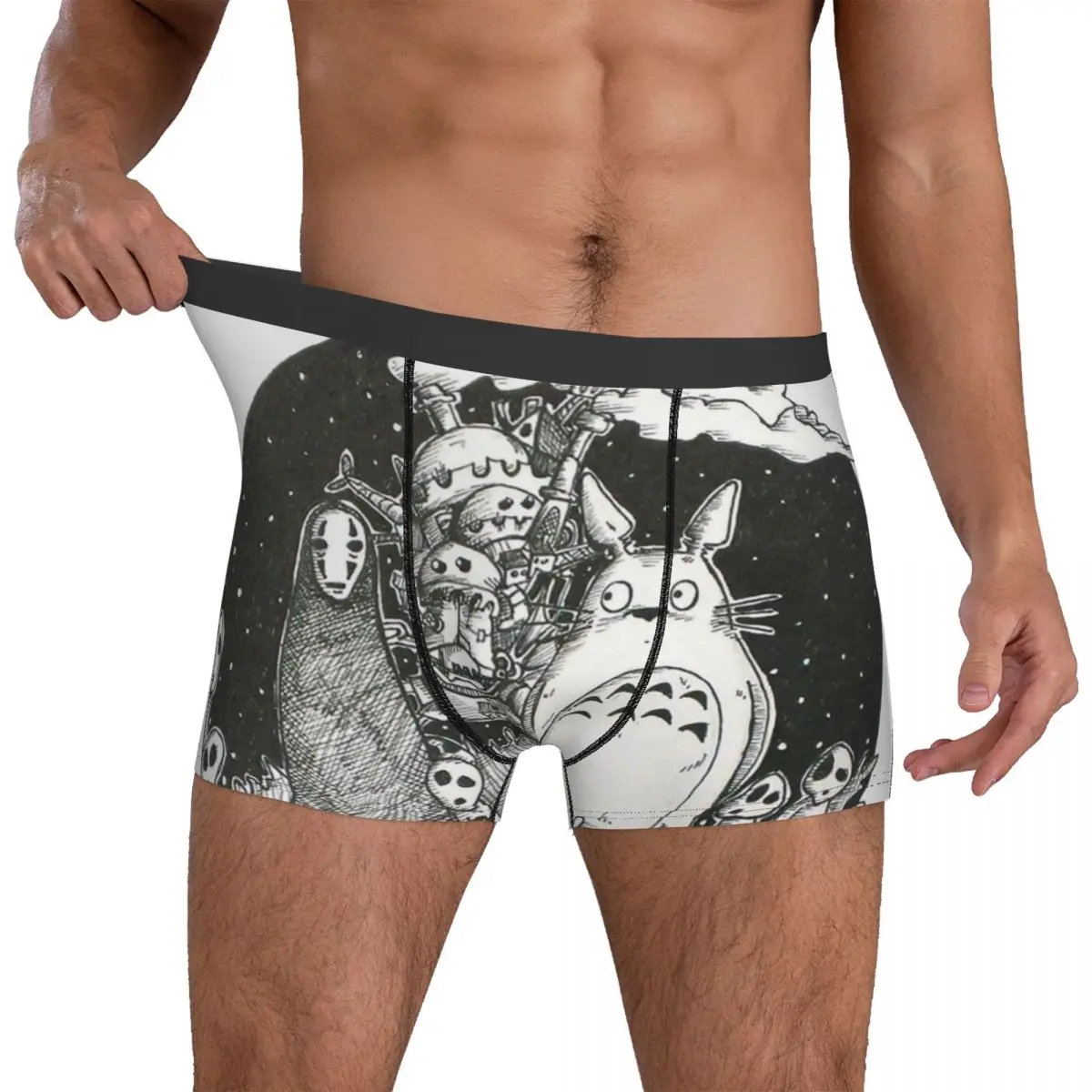 

Studio Ghibli Underwear Studio Ghibli Soft Panties Print Shorts Briefs Pouch Man Oversize Boxershorts