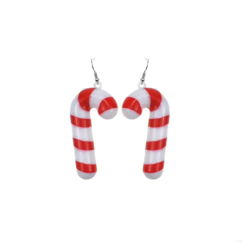 Рождественские серьги WXTE блестящие серьги-капельки светодиодные висячие с