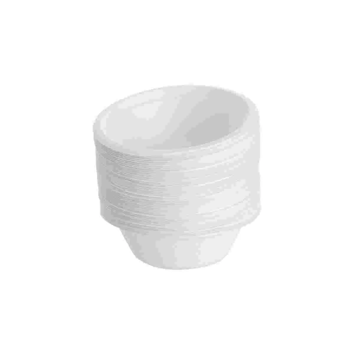 

25pcs Paper Bowls Dessert Bowls Dinnerware Serving Bowls for Party Banquet 350ml ( White )
