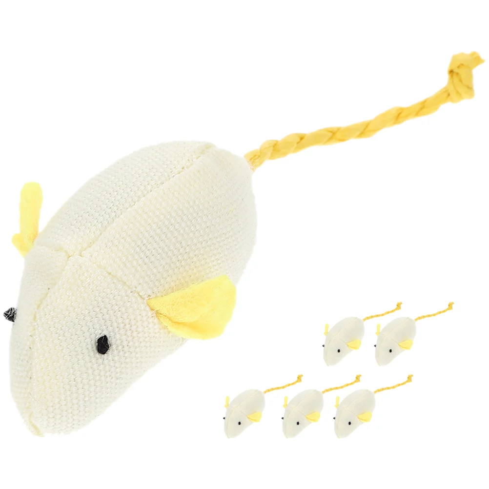 

Cat Supply Mice Cats Household Kitten Toy Chew Toys For Mouse Plush Plaything Biting Shape