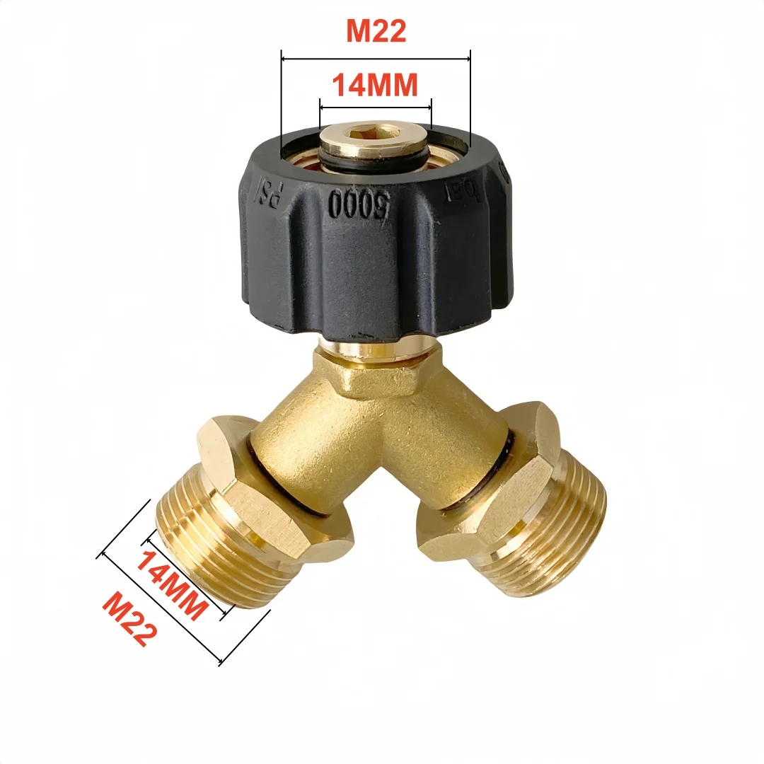 

Тройник-разветвитель для мойки высокого давления M22 14/15 мм