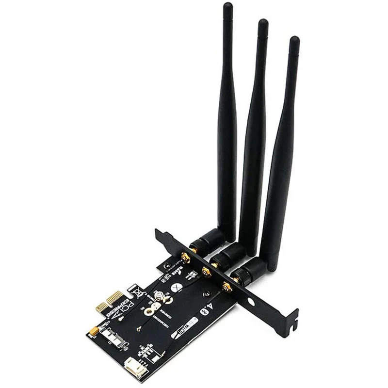 

Pcie Wi-Fi карта к PCI-E X1 Адаптерная карта ПК/Hackintosh без BCM943224PCIEBT2/Bcm94360cs2/BCM943602CS Wi-Fi карта