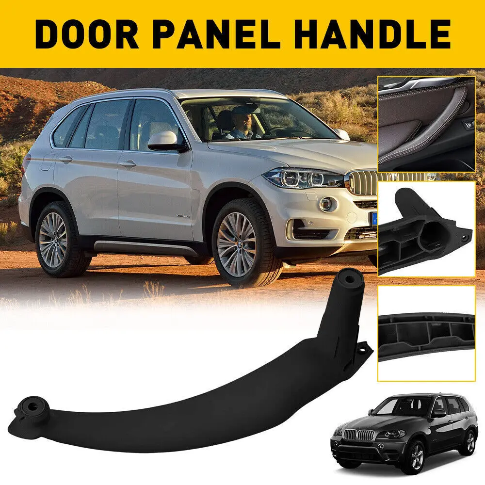 

Left Right Inner Door Panel Handle Pull Trim Cover For BMW E70 X5 2007-2014