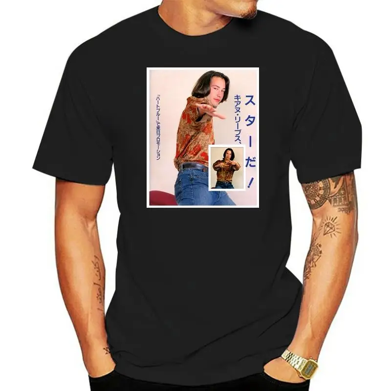 

Мужская футболка Кеану ривс, футболка унисекс с принтом, футболки, Топ