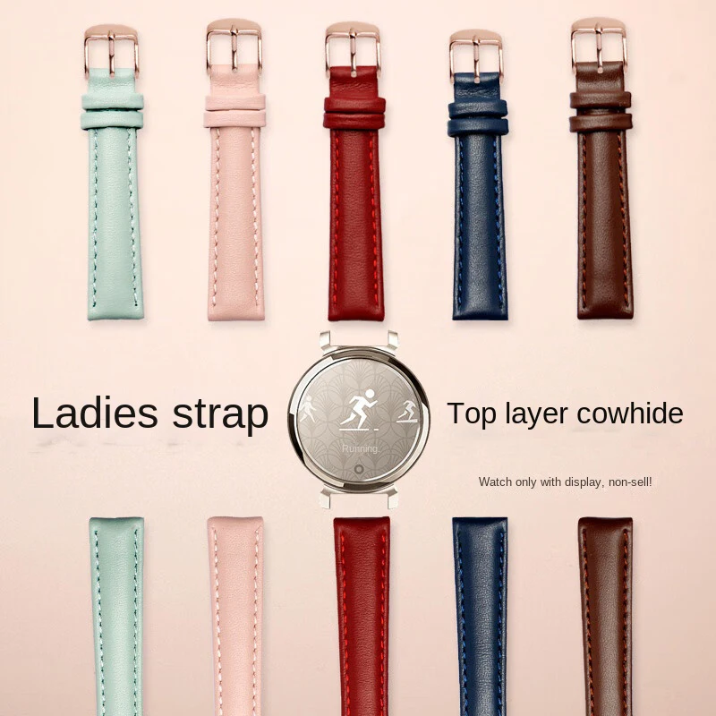 Ремешок из быстросъемной воловьей кожи для наручных часов Garmin new watch Lily 2 ремешок