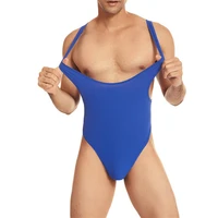sexy men undershirts seamless bodysuits leotard sports fitness underwear wrestle singlet jumpsuits sleepwear sportwear one piece