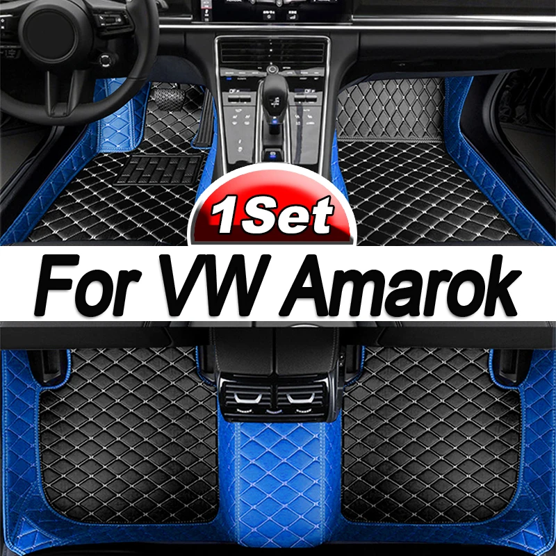 

Автомобильные коврики для Volkswagen VW Amarok 2010 ~ 2022, напольный коврик, автозапчасти, коврик, роскошный кожаный коврик, полный комплект, автомобильные аксессуары