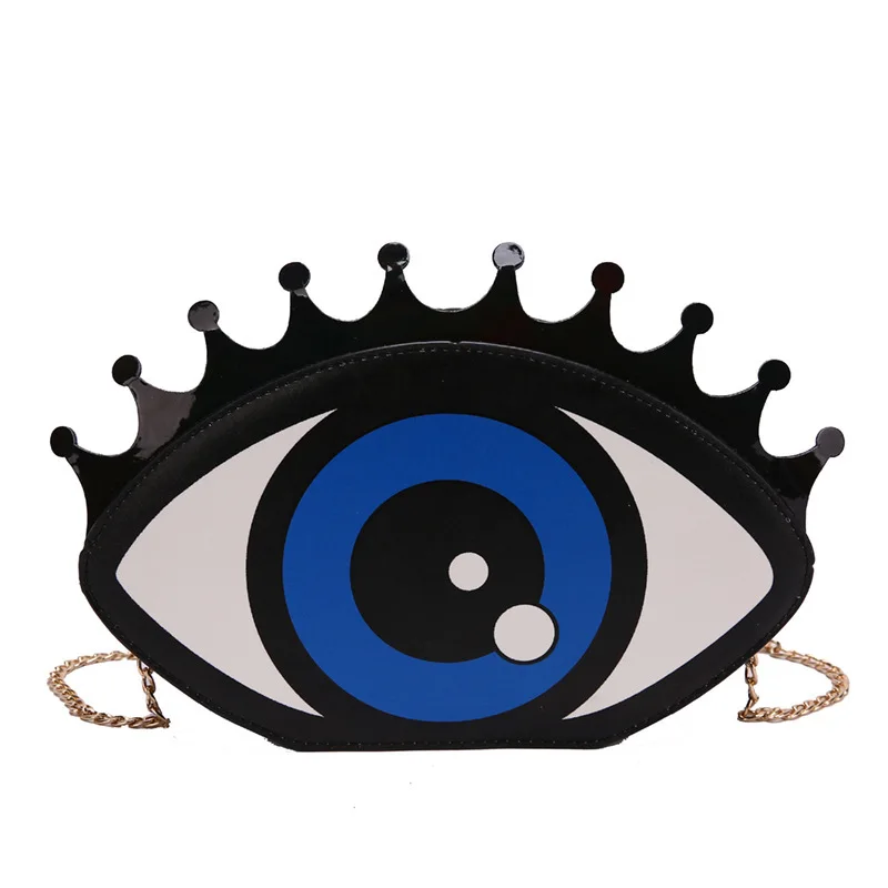 

Shoulder Bag Hip Hop Eye Bag Personalized Small Bag Women's New Fashion Chain Crossbody Small Round Bag