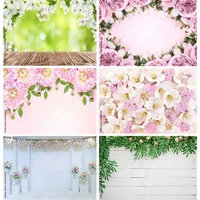 vinyl photography backdrops prop flower wall wood floor wedding party theme photo studio background 22221 llh 08