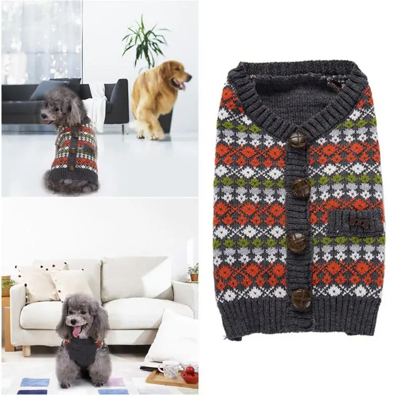 

Зимний свитер для собак теплая серия Englon свитер мягкий шерстяной жилет для домашних животных стильная одежда для собак и кошек