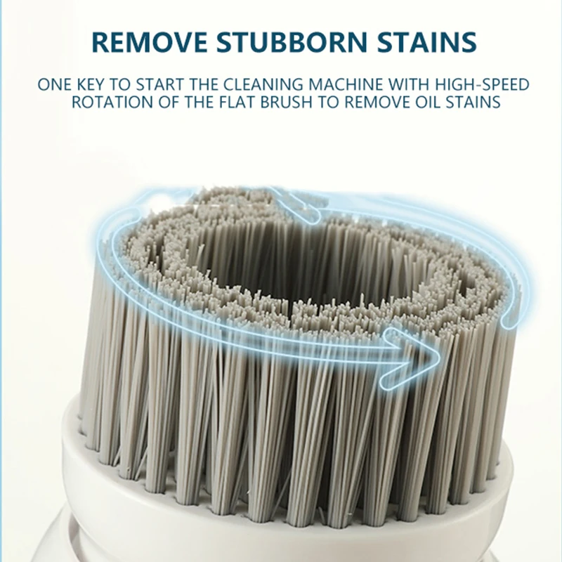 

Губка многофункциональная электрическая щетка для чистки с зарядкой от Usb, щетка для чистки кастрюль и посуды, щетка для ванной комнаты, очиститель раковины