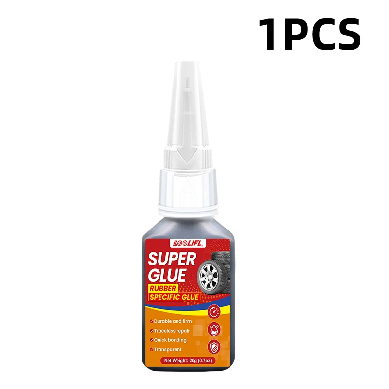 

20 Г. Клей Для Быстрого Ремонта Шин, Черный, Жидкий, Резиновый, Прочный, Износостойкий, Некоррозионный