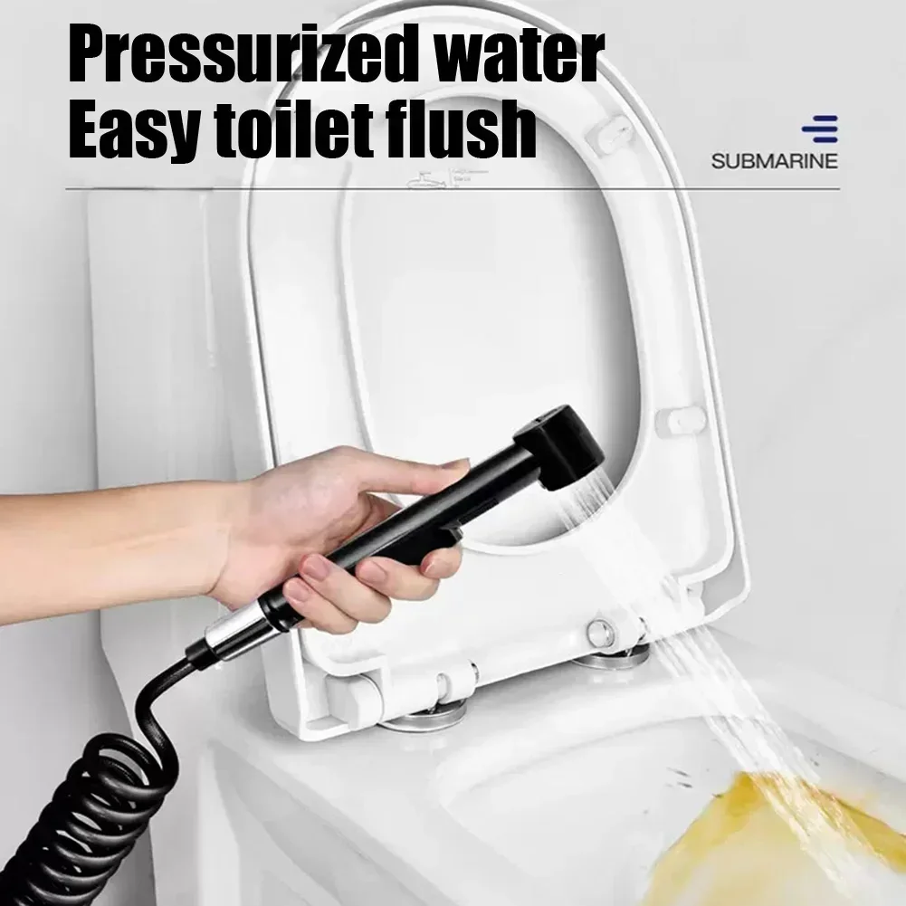 Распылитель с ополаскивающей головкой Shattaf для личного здоровья черный