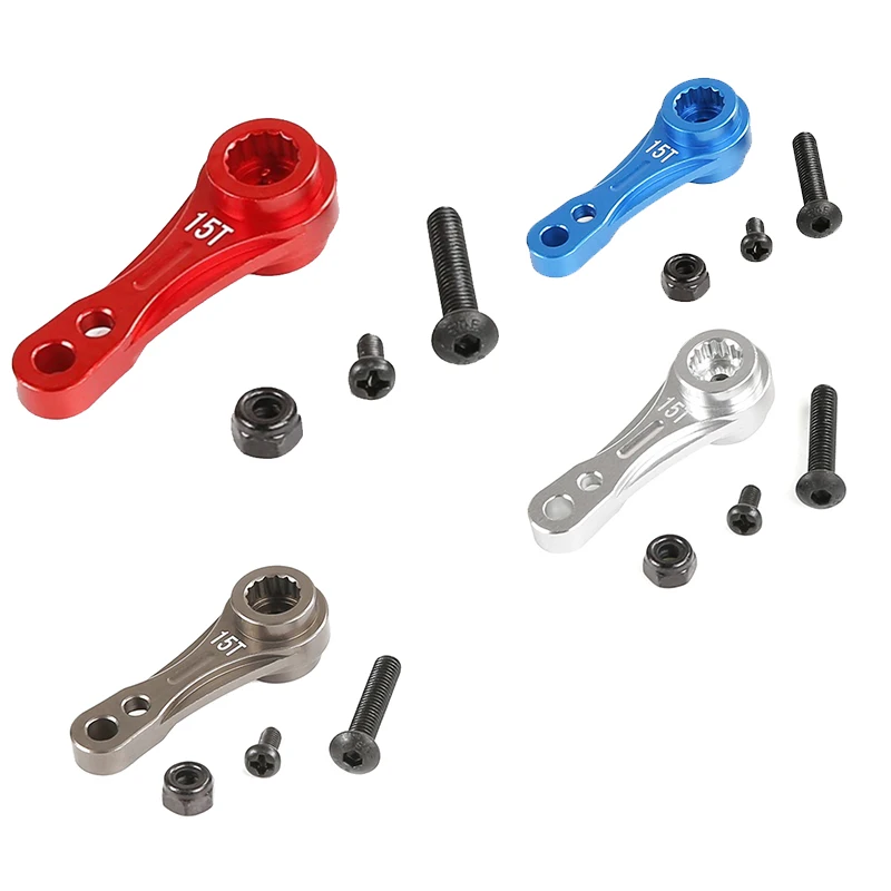 FBIL-CNC металлический сервопривод с двусторонним зубом 15/17T для LOSI 5IVE-T ROVAN LT ROFUN KM HPI