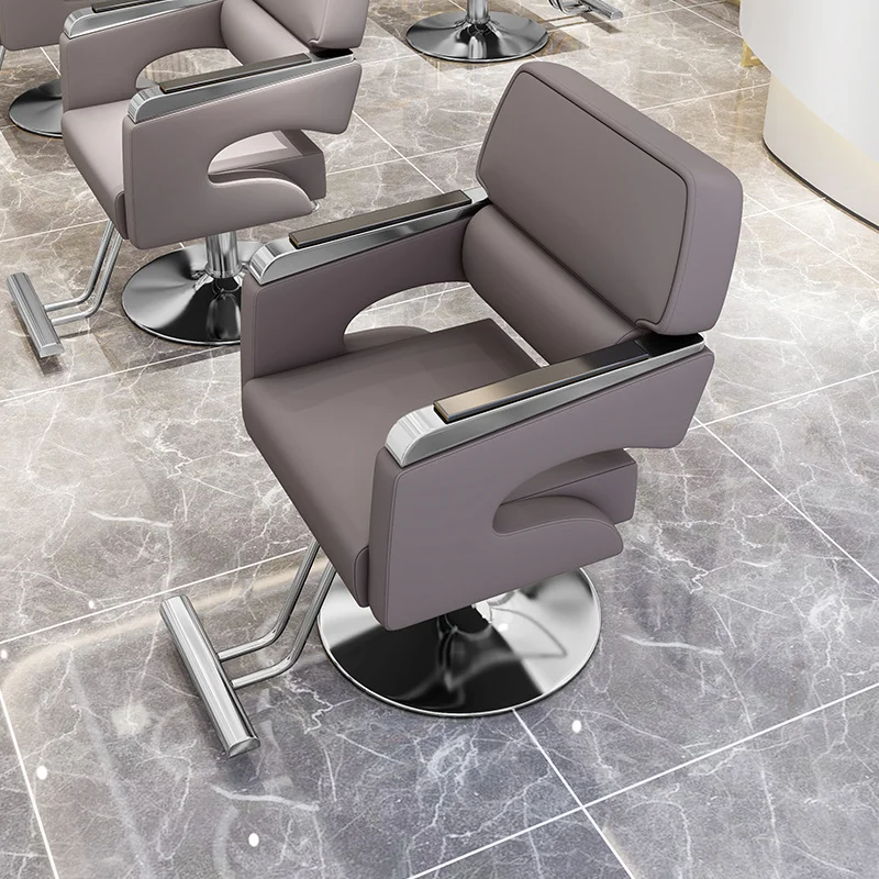 S Spinning Beauty Swivel Barber Chair Reclining Taburete Con Ruedas Commercial Furniture Wj30xp