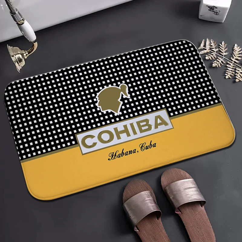 

Современный коврик для прихожей Cohiba Habana, Куба, сигара, коврик для ванной, разные варианты, коврики для ванной, не скользят