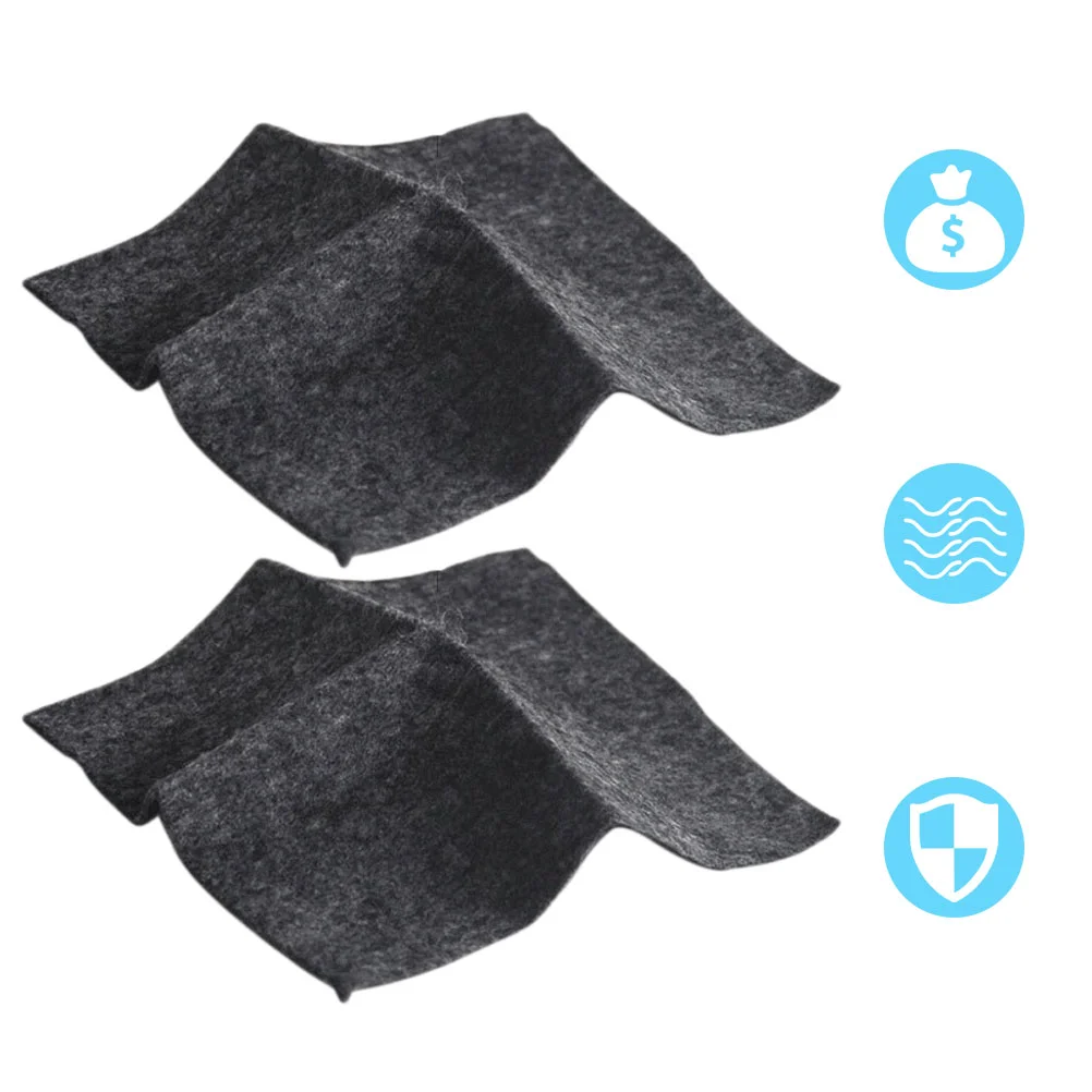 

2pcs Car Scratch Cloth Polish Cloth Repair Tool Nano Surface Rags (Grey)