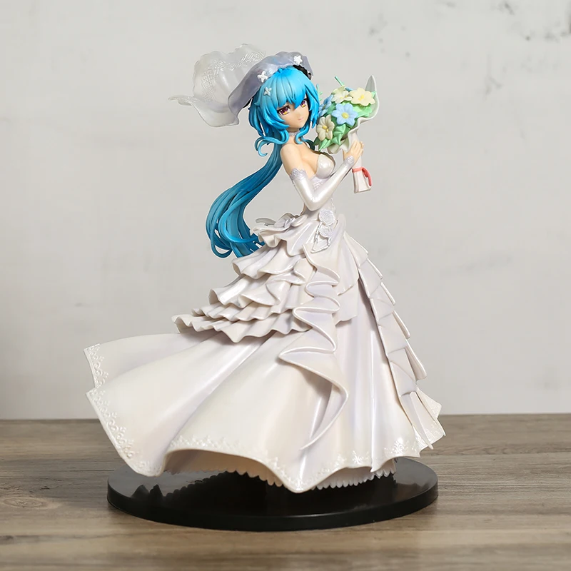 

Anime Genshin Impact Ganyu Wedding Dress PVC Figure Model Toy Gift 23cm