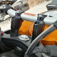 compatible with 1 18 28 6mm handlebars cnc handle bar clamp raised extend handlebar mount riser for 1090 adventure 2017 2018