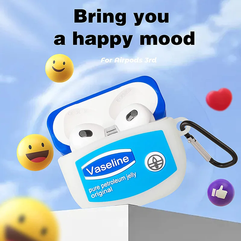 

3D Luxury Designer Silicone Case For Airpods Pro Bluetooth Earphone Cover For Airpods 3 2021 Charging Box Case For Airpods 2 1