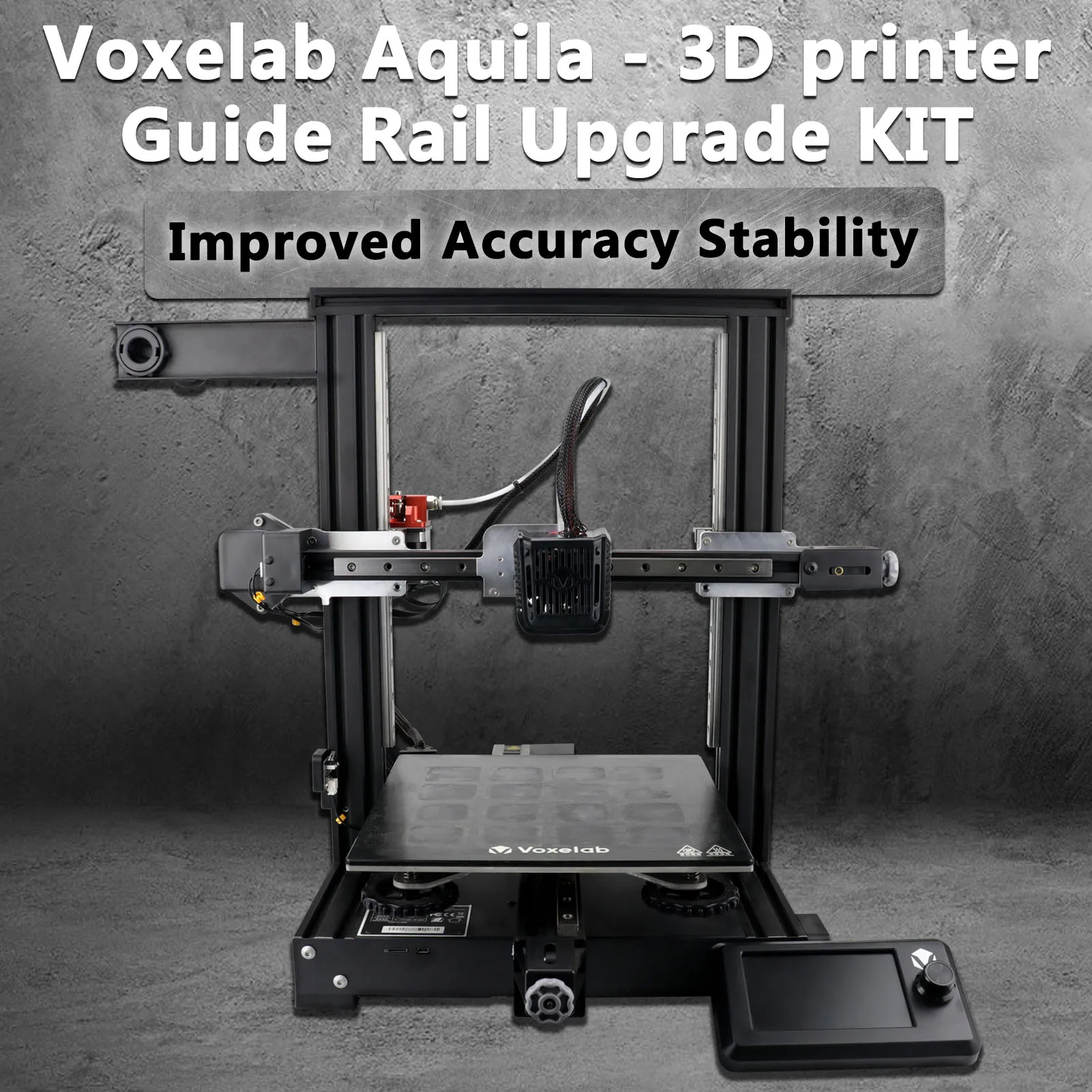 Price ملحقات طابعة ثلاثية الأبعاد فارس أسود دليل خطي ترقية عدة للطابعة Voxelab Aquila لتقوم بها بنفسك