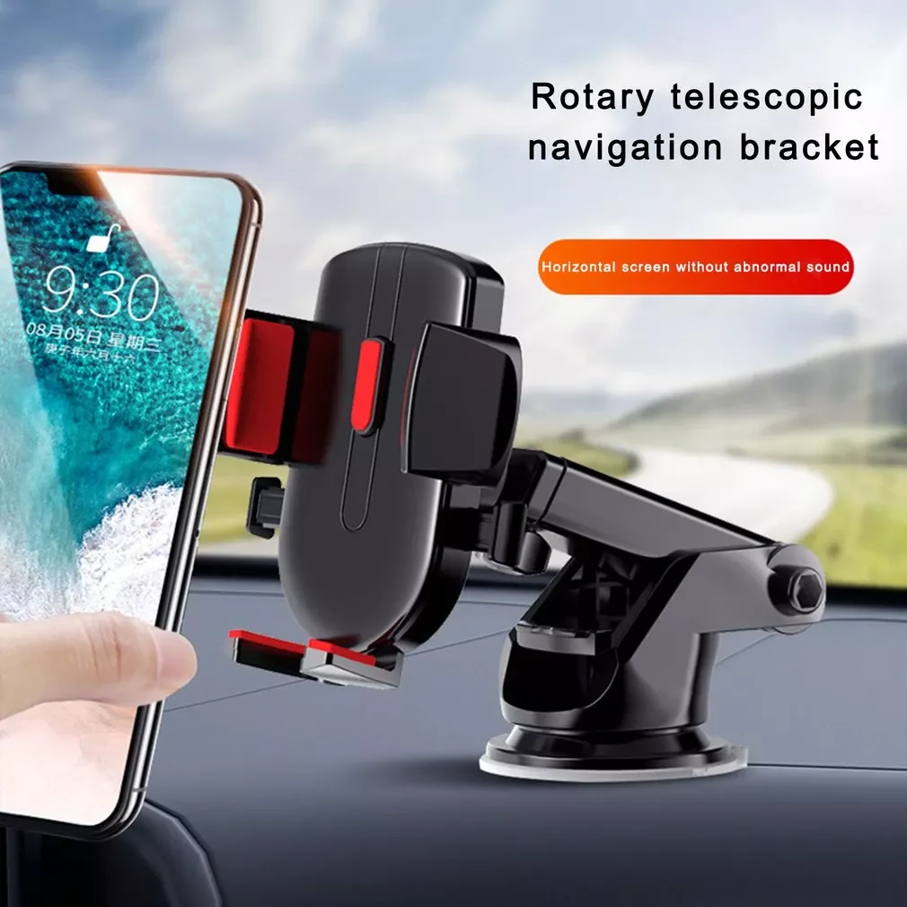 

Sucker Car Phone Holder Mobile Phone Holder Stand In Car GPS Mount Support For IPhone 12 11 Pro For Xiaomi For HUAWEI