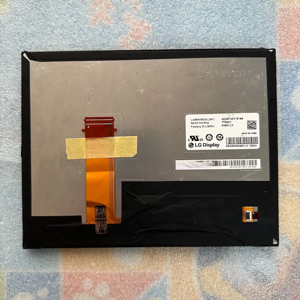 ЖК-дисплей с сенсорным экраном 8,4 дюйма 40 Pin LA084X02 SL01 для 2017-2021 JEEP Compass Renegade Автомобильный CD аудио Радио Навигация