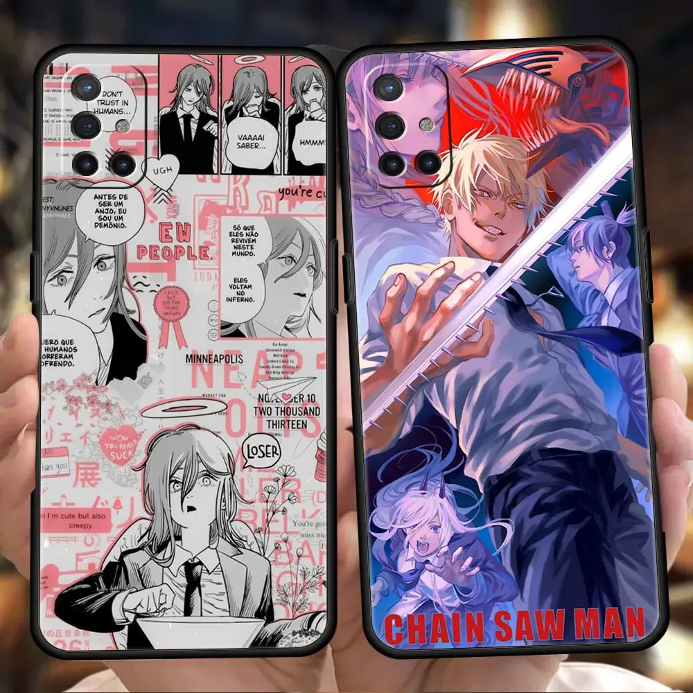 

Anime Chainsaw-Man Luxury Phone Case Shell For Oneplus Nord N100 N200 N10 7 8 9 7T 8T 9R 9RT CE 2 Z Pro 5G Silicone Cover Coque