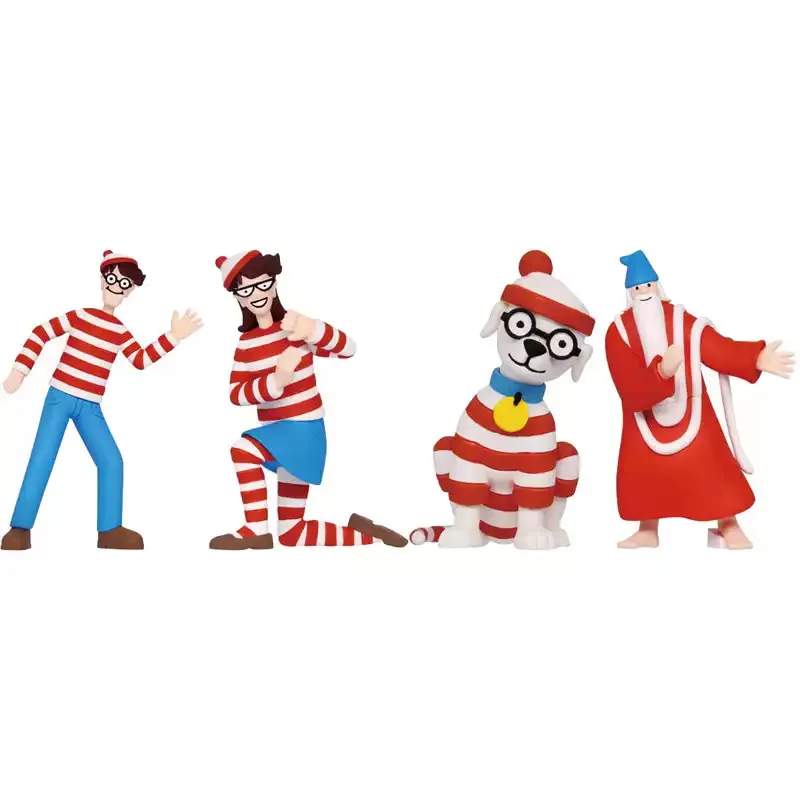 Фото TAKARA TOMY ARTS Where is the Wally, экшн-фигурки, игрушки Wally Wenda Woof, аниме-фигурки, подарки для детей №1