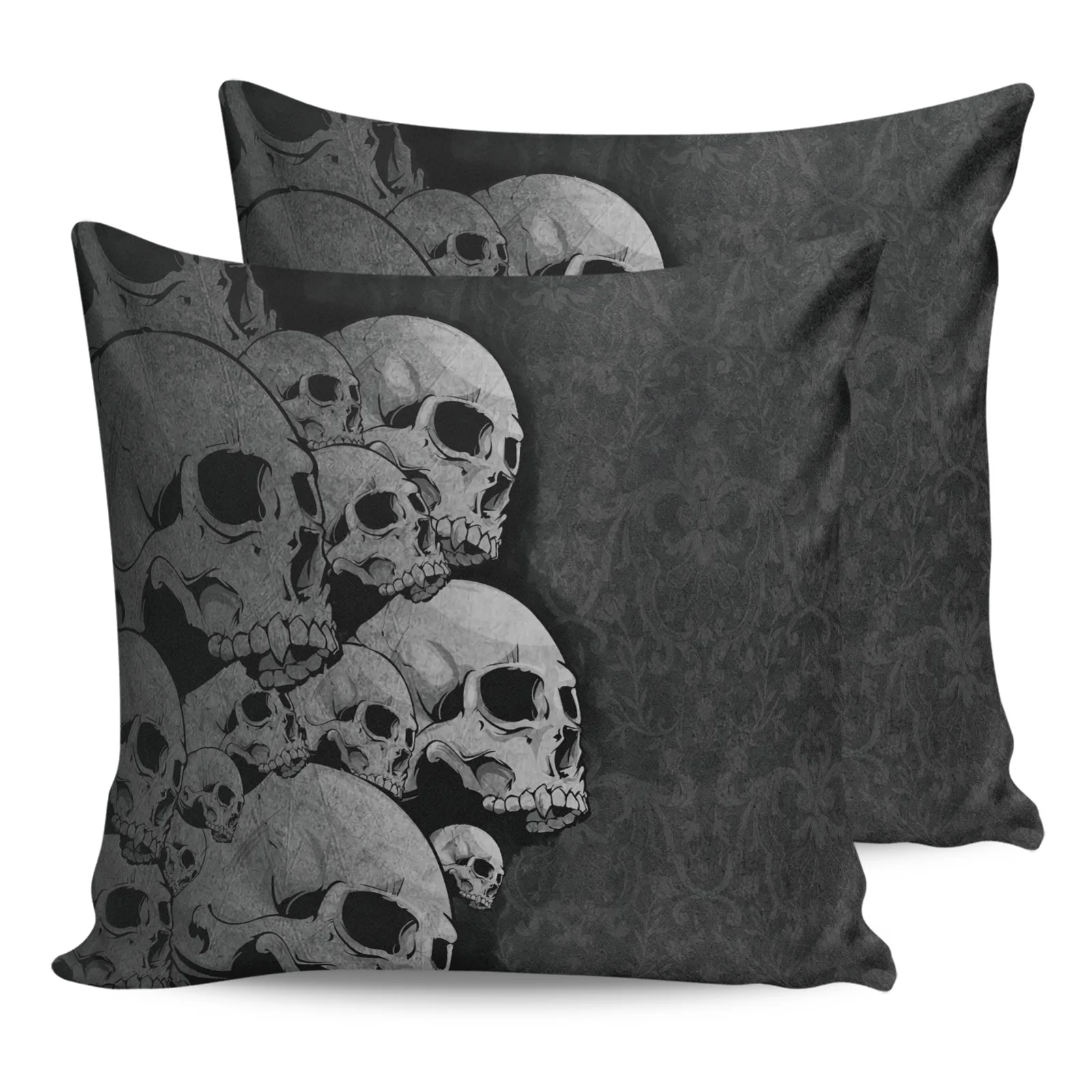 

2PC Pillowcase Skull Sofa Cushion Cover Bedding Dakimakura Pillow Cover For Bed House Home Decorative Pillow Cases