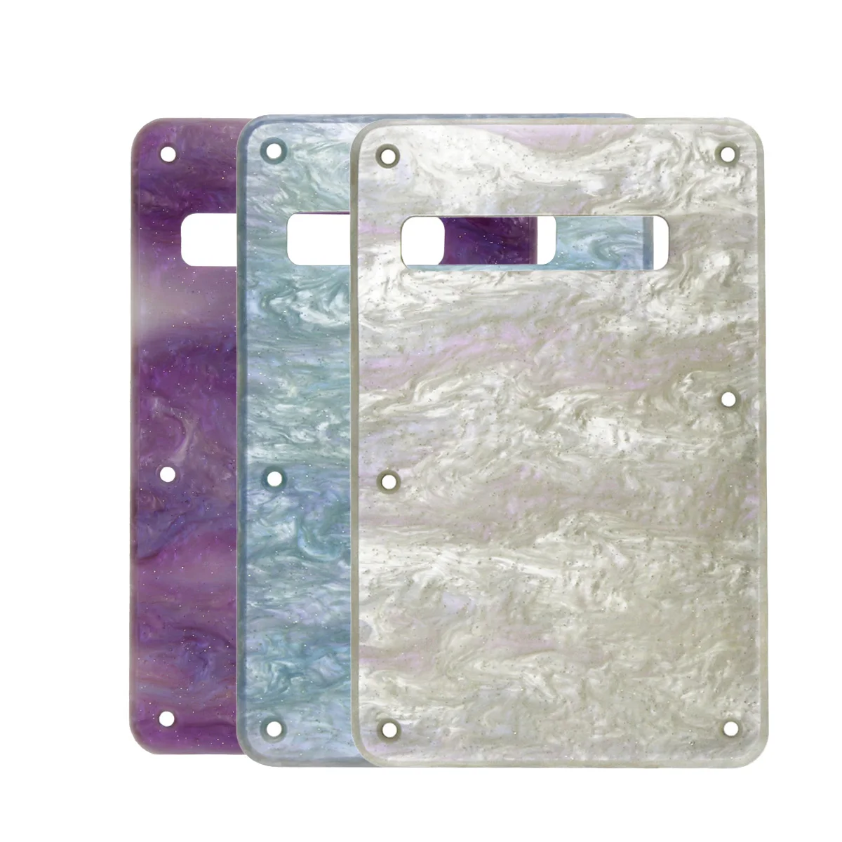 

FLEOR Acrylic Shell Color Guitar Tremolo Cavity Cover Back Plate Backplate with Screw for ST Guitar