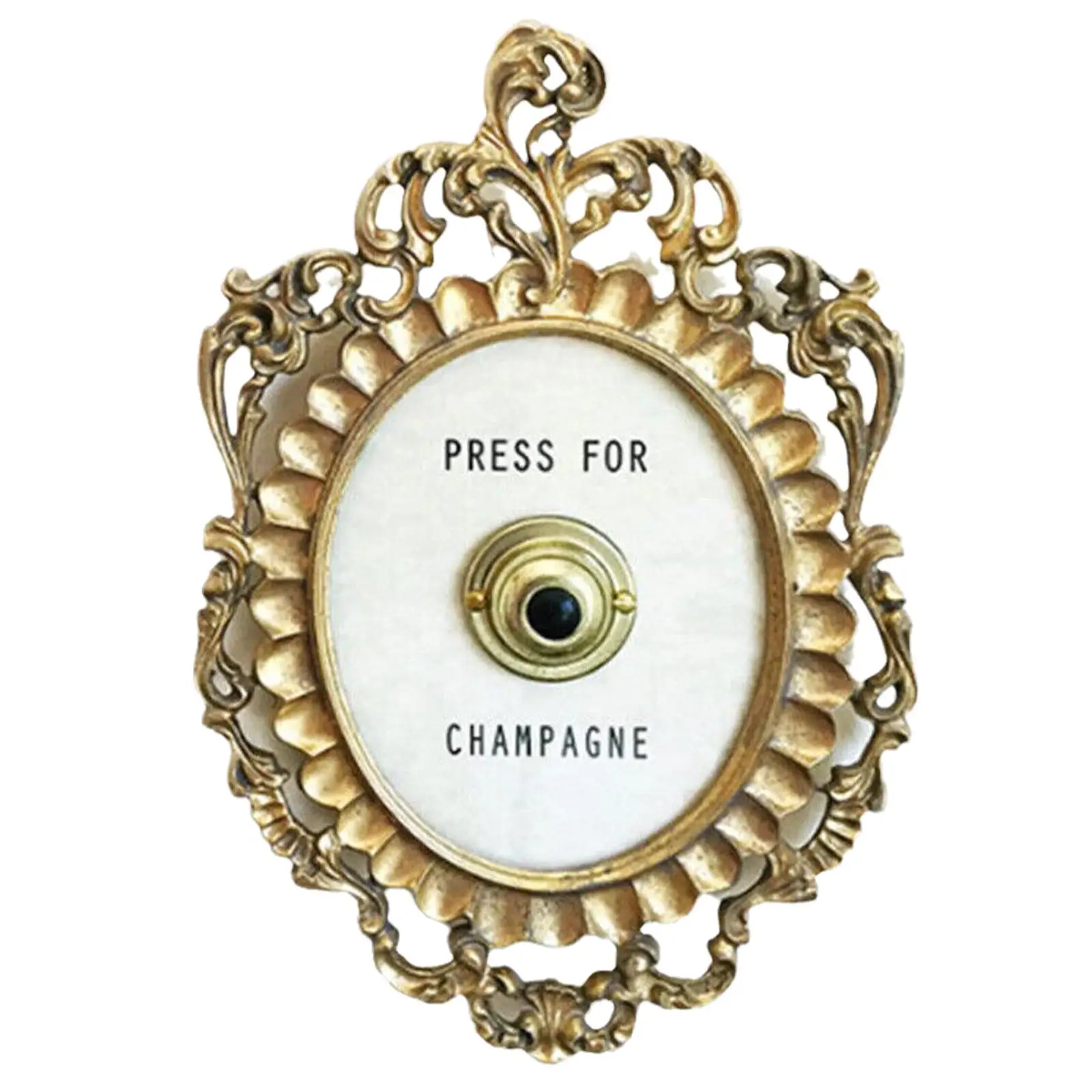 

Креативное кольцо, мини-нажмите на кнопку для шампанского, дверной звонок, колокольчик, европейская ретро кнопка для шампанского, дверной звонок, домашний Настенный декор