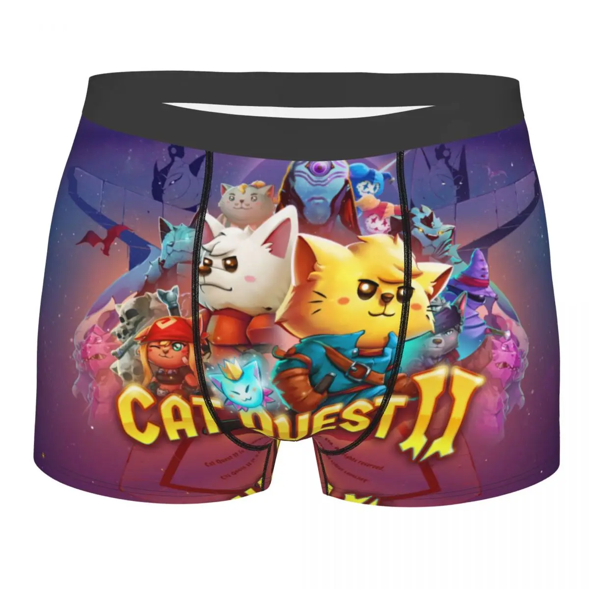 

Удобное Мужское нижнее белье с постером Cat Quest