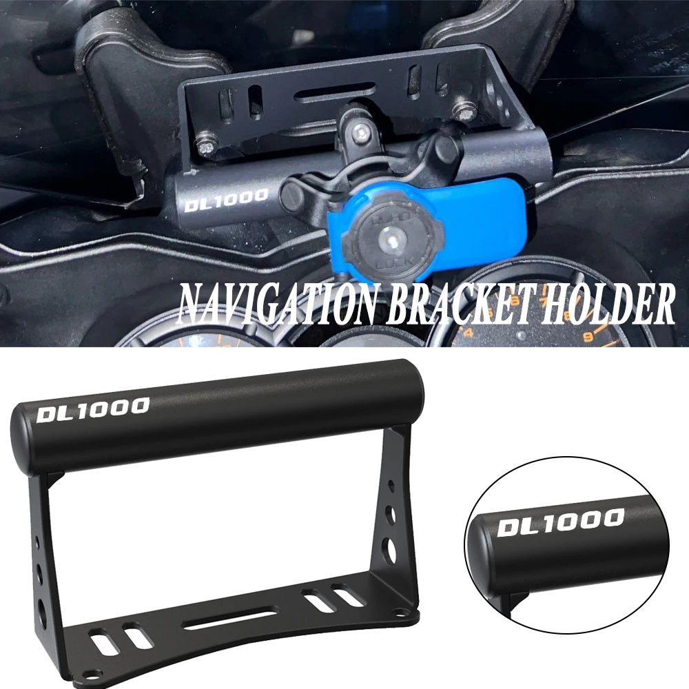 

Аксессуары для мотоциклов Suzuki DL1000 2002 2003 2004 2005 2006 2007-2008, держатель для телефона, подставка, Кронштейн Пластины GPS-навигации