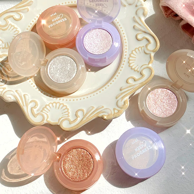 

Diamond Highlighter Palette Gorgeous Glitter Eyeshadow Long-lasting Glossy Shiny Silkworm Shadow Shimmer Cowherd Weaver Girl Eye