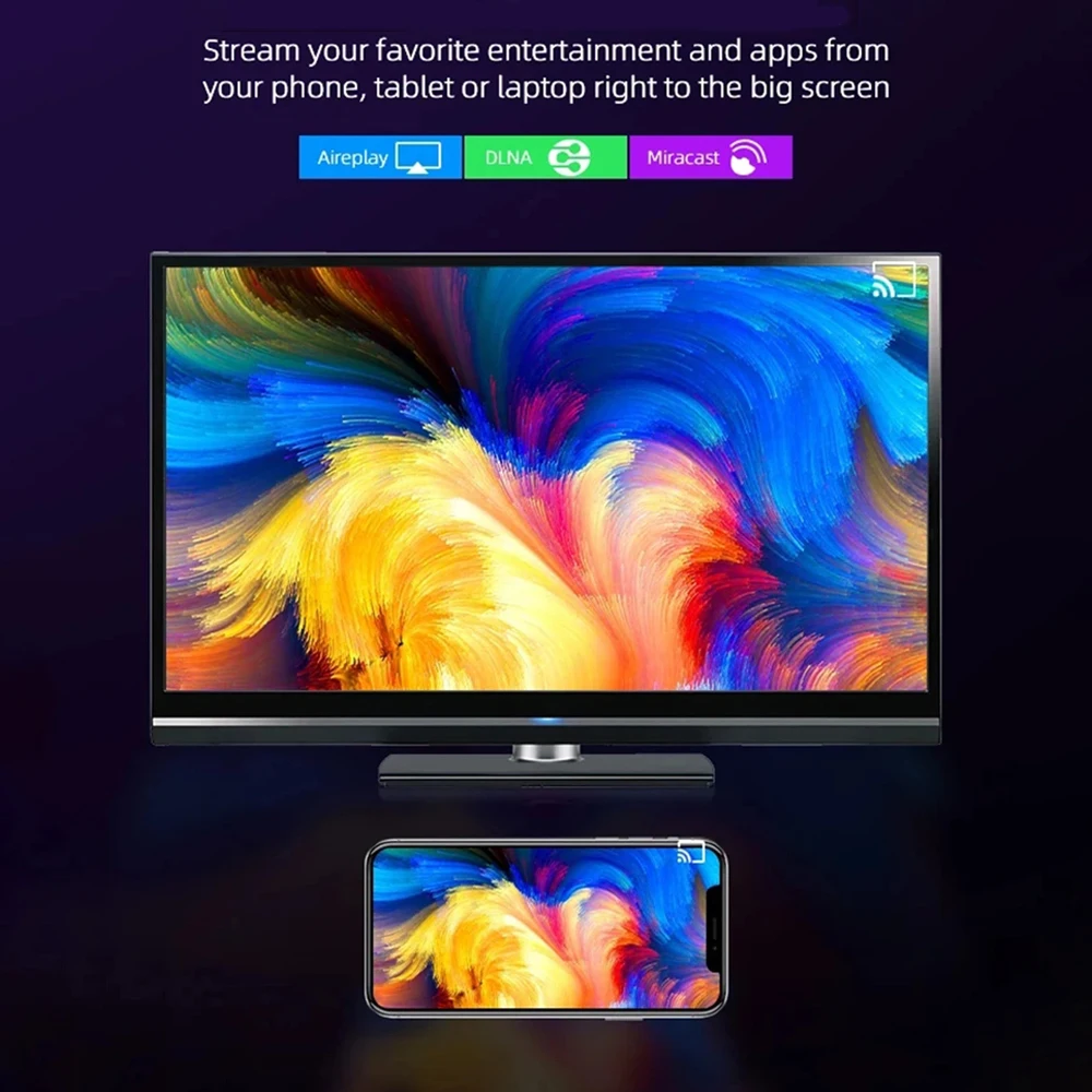 TV98 Pro TV Box Android 14 Allwinner H313 Четырехъядерный процессор 8K Видео 4K Dual Wi-Fi BT5.0 Голосовой